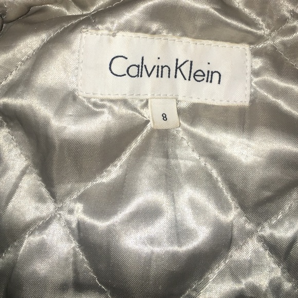 Calvin Klein Peacoat Grey w Silver Lining 8 - Picture 3 of 3